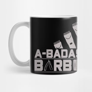 Barber Design A Badass Barber 56 Mug